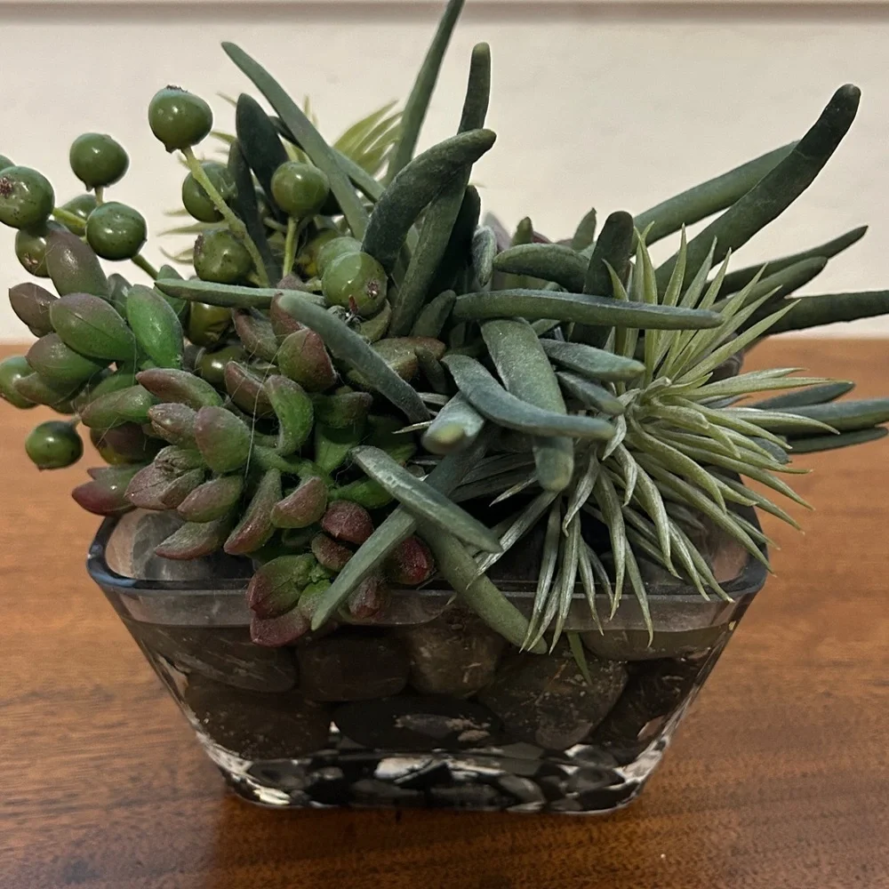 Artificial Green Succulent Arrangement